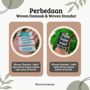 PERBEDAAN WOVEN DAMASK DAN WOVEN STANDAR